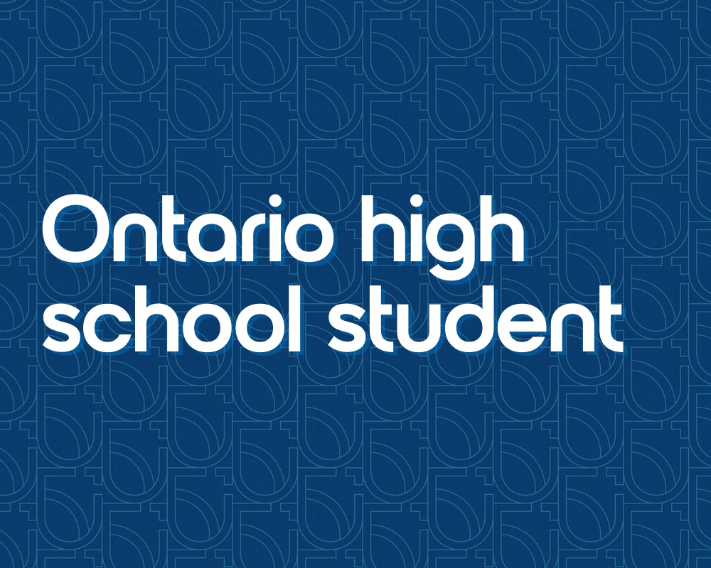 Ontario high school student