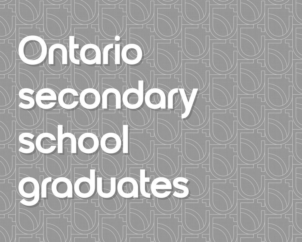 Ontario secondary school graduates